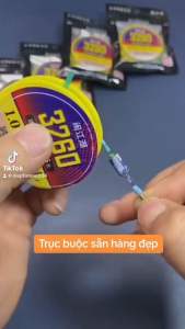 Trục Câu Đài 3260 Buộc Sẵn Hàng Đẹp Trục Buộc Sẵn 3260 Đi Câu Fishing Bắt Cá Câu Cá Đồng Silicon