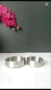 Asbak Bulat Stainless Steel Ashtray Asbak Cafe Asbak 8cm 10cm