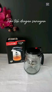 Teapot with Filter 500ml / Teko Teh dengan Saringan 500ml