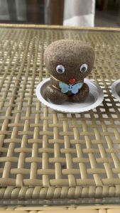 Elysse Growing grass hair mini doll plant for kids