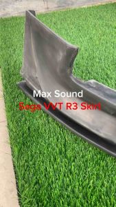 PROTON SAGA NEW SAGA VVT 2019 UP 19 20 FRONT SKIRT SKIRTING LIP R3 LOOK MATERIAL PU GETAH