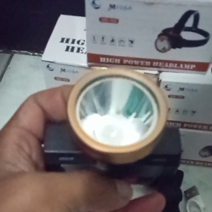 Senter Kepala LED 40Watt Super Terang & 3 Mode Cahaya Putih