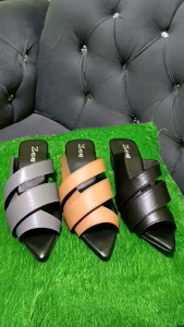 sandal wanita terbaru hills hak 3cm 37-40 lancip liv-ina