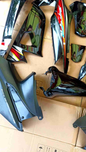 Cover Body Fullset Halus Kasar Honda Supra Fit New Warna Hitam