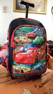 Tas Troley Gambar Timbul Anak Cowok Paud 12in