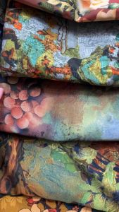 Vải lụa Latinh Hàn quốc siêu mịn đẹp  . Khổ vải 15m