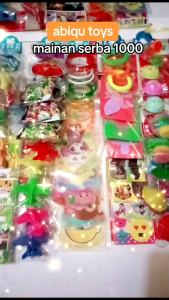 Mainan Warung Anak Rencengan Siap Jual Eceran 1000