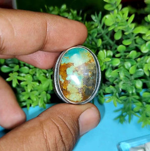 akik Sulaiman pamor segitiga bungkem top quality size kantoran