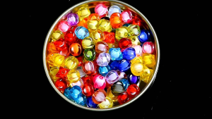 Manik-Manik Blimbing 8 mm Bahan Kerajinan DIY 50 Pcs