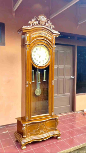 PROMO ALMARI JAM CLASSIK KAYU JATI PARHUTANI