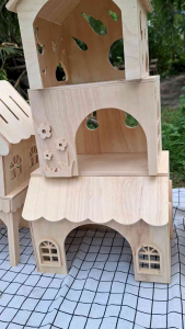 บ้านกระต่าย ขนาดใหญ่ แกสบี้ ชินชิล่า แพรี่ด็อก สำหรับสัตว์เลี้ยง มีให้เลือกหลายรุ่น