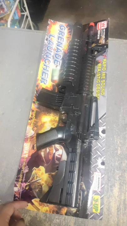 vibrating toy gun Chanak Gear Gun Red main image 0