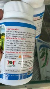 Phân bón lá Humic sinh học cải tạo đất kích rễ phục hồi cây trồng tăng sức đề kháng mọi loại cây lọ 50gr