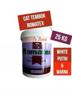 CAT TEMBOK ROMATEX 25 KG | PAIL