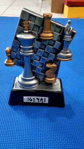Chess trophy 1627A1 resin ceramic material