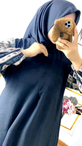 QEILA MIDI DRESS CRINKLE MIX PREMIUM