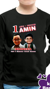 KAOS ANAK ATASAN LENGAN PANJANG ANIS BASWEDAN FOR PERUBAHAN