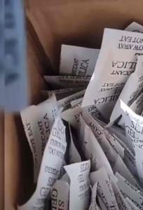 Mineral Desiccant Silica Gel 1g for packing