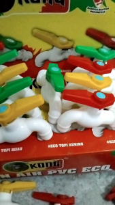 Kran Air PVC Topi Eco 1/2inch Taman Engkol Warna KONG | Keran Air PVC Taman Engkol