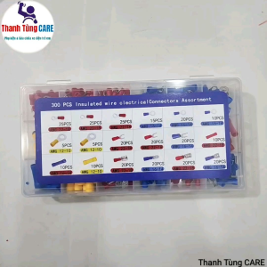 Hộp đầu rắc bấm cos 300 chiếc các loại kích thước