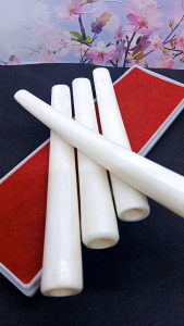 Pipa Klokotan Tulang Sapi Model Bulat Putih A573: Produk E-Commerce