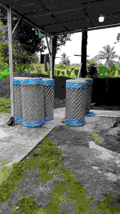 kawat pagar harmonika galvanis | panjang 10 meter | tinggi 1 meter | lubang 6x6 Bahan Aluminium Garansi 1 Bulan - Lazada