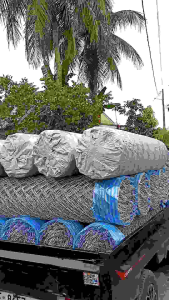 KAWAT HARMONIKA GALVANIS PANJANG 15 METER TINGGI 2 METER DIAMETER LUBANG 5X5 CM TELARIS