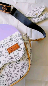 AQ - Mahalini bag By Quenby Tas selempang wanita /tas selempang motif tas selepang Simpel model terbaru tas motif murah