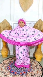 Setelan Mukena Anak Cute / Mukema Karakter Anak Cute Terbaru