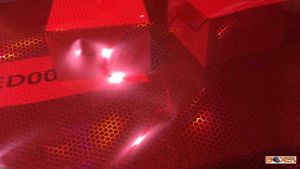 Honeycomb Laser raibow chameleon tint film for headlight tailight signal etc. self adhesive stretchablb washable waterproof protection.