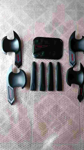 Paket Outer Handle Tank Cover Calya Hitam Doff Fullset tahun 2016-2023