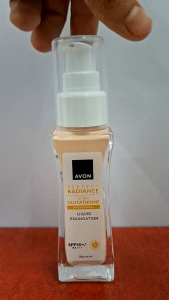 AVON PERFECT RADIANCE ULTRA GLUTATHIONE BRIGTHENING + SPF 50+/ PA+++ LIQUID FOUNDATION 30G Net wt