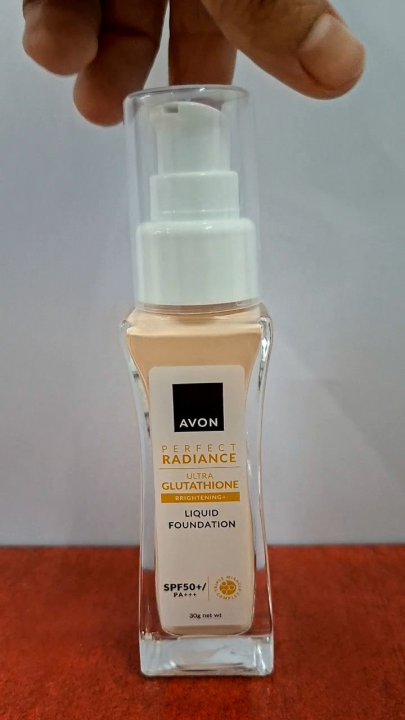 avon liquid foundation with glutathione PERFECT RADIANCE ULTRA BRIGTHENING + SPF 50+/ PA+++ 30G Net wt Full Coverage Bag Size:50 lb Bag ghk-cu injection clinical study Digioh_No Show