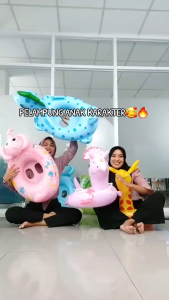 PELAMPUNG BAN RENANG DUDUK BAYI / ANAK TRAINER SWIMMING CHILDREN KARAKTER