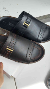 Sendal Indian Original Kulit Sapi Asli Sendal Selop Kokop Pria Sol Tebal