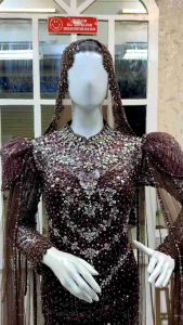 GAUN PENGANTIN SPAN SLIM MUTIARA