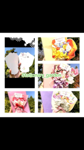 Greeting flowers card