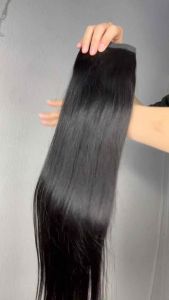 kẹp phím bản to  Tóc người thật  tự nối tại nhà nối ba phím là dày cả đầu ( giá tại link mua là giá 1 phím to 3 khoá kẹp mini dài 10cm 1 phím lớn  chiều dọc có size 40p50p60p70p )