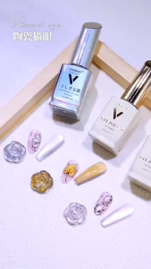 Sơn gel mắt mèo ánh trăng VINIMAY chai sơn 15ml mắt mèo sáng hút nam châm mạnh có 2 màu ( champage & gold ) /