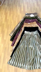 Rok Plisket Bludru 7/8 Premium Import Korean Style