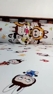 SUPER QUALITY NO LUKOT BEDSHEET FULLY GARTERIZED WITH 2 PILLOW CASE