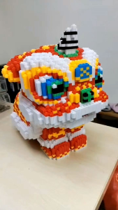 (Ready Made) Lion Dance Building Block 舞狮积木成品发货