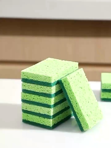 Sponge Busa Pencuci Piring 2 Sisi Spons Cellulose/ Spons Cuci Wajan Kuali Panci Spons