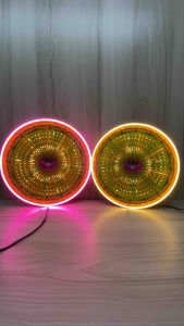 Đèn hào quang mica cơ neon - đèn hào quang Phật Giáo