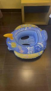 PELAMPUNG RENANG ANAK KOLAM RENANG MOTIF PESAWAT DENGAN TEMBAK AIR / WATERGUN BOAT