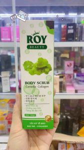 Tẩy Kỳ Tế Bào Chết ROY Beauty Rau Má - Collagen 130gr Face and body