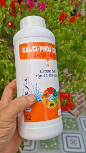 Argita Calci-Phos Extra 1L - Bổ Sung Canxi Đậm Đặc Cho Tôm Cá Ếch Lươn | Giúp Cứng Vỏ Lột Đều Hỗ Trợ Phát Triển Khung Xương Chống Cong Thân