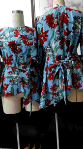 MMINIOUTLET EDC (ESPRIT) WOMEN top 品牌女衬衫 women blouse flora pr branded