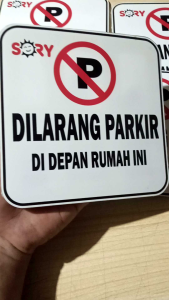 Sign Akrilik Kamar Tidur | Papan Nama THE BED Tempel Pintu