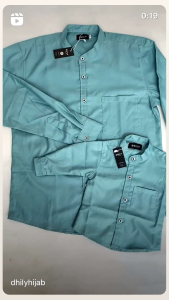 DHILY Kemko Adlan: Kemeja Koko Couple Ayah & Anak WARDAH